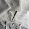 Linen Fabric Craft Pack - Grey and Natural Colours