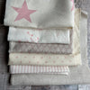 Linen Fabric Craft Pack - Pretty Pinks 9